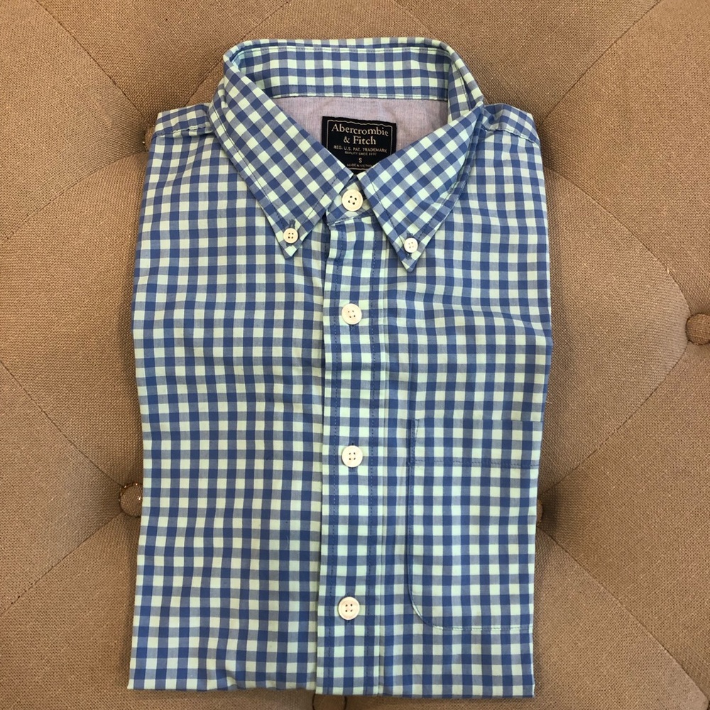Abercrombie & Fitch Blue/Turquoise Shirt